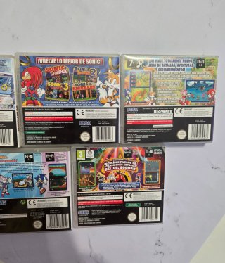 Lote 5 juegos Nintendo DS Sonic y Mario