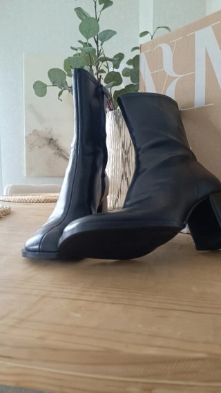 Botines Zara Mujer Negros