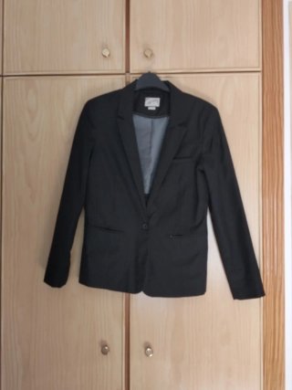 Americana blazer mujer negra