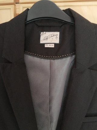 Americana blazer mujer negra