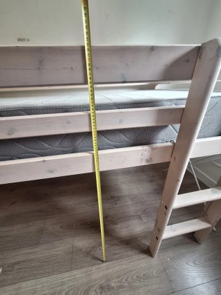 Cama alta litera de madera