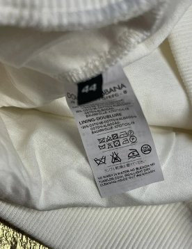 Sudadera Dolce & Gabbana Blanca Talla S