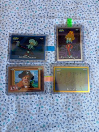 Cartas Topps Chrome Bob Esponja