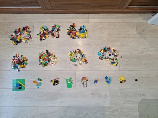 LEGO 10698 completo + 12 basi