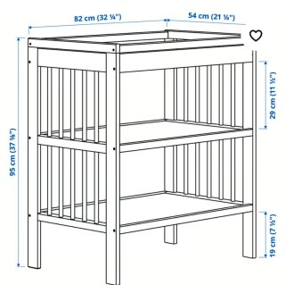 Cambiador madera IKEA