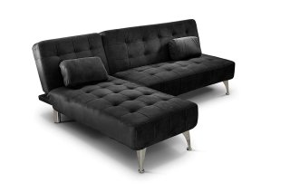 Sofá Cama Reversible Negro/Gris NUEVO