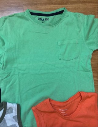 Lote 6 Camisetas Niño Talla 6 Años