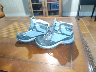 Botas de montaña Quechua niño azul/gris
