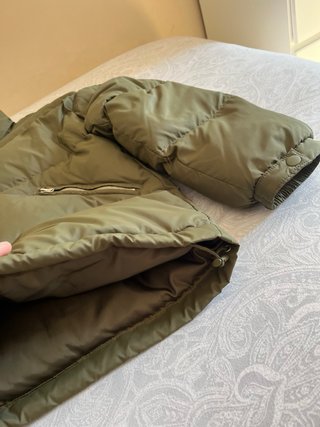 Plumífero Zara Hombre Verde M