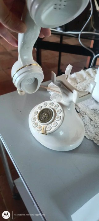Telefono fisso Brondi vintage bianco
