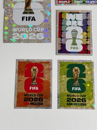 Cromos brillantes Mundial 2026 Panini