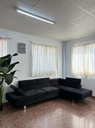 Oferta sofa rinconera negra moderna