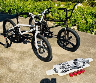2 BMX + Longboard