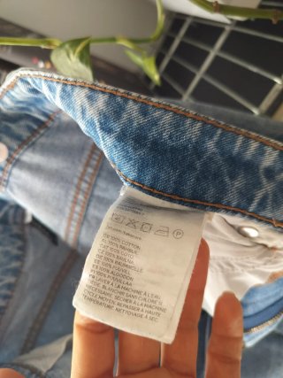 Jeans Rectos H&M Talla 38 Algodón