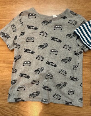 2 Camisetas niño Cars 8 años