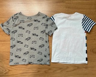 2 Camisetas niño Cars 8 años