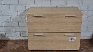 Mueble carpetero 2 cajones 90x45x70cm
