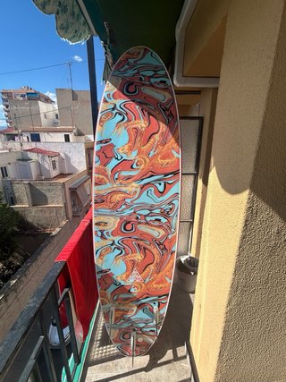 Tabla de surf OLAIAN 7'0 roja