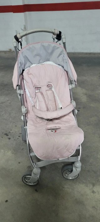 Silla de paseo rosa
