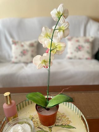 Orquídea Decorativa Artificial