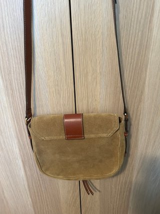 Bolso bandolera piel Mango mujer