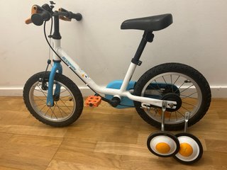 Bicicleta infantil BTWIN con ruedines