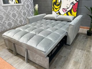 Sofá Cama Gris Paulo 134cm