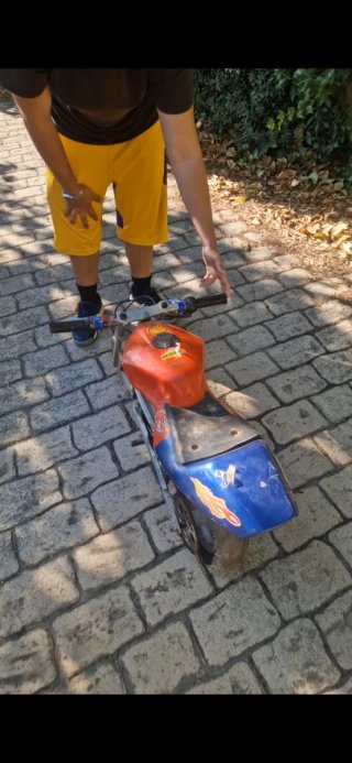 Pocket bike gasolina antigua