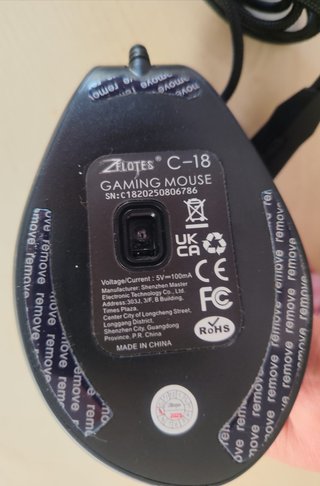 Ratón Vertical Gaming Zelotes C-18 Ergonómico