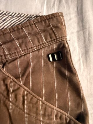 Jorts Animal Vintage Marrones Rayas Blancas