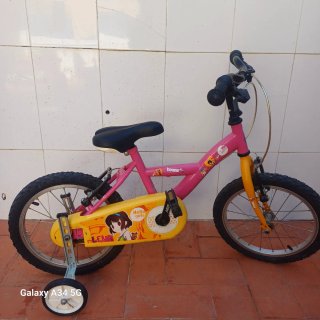 Bicicleta niña rosa Toons