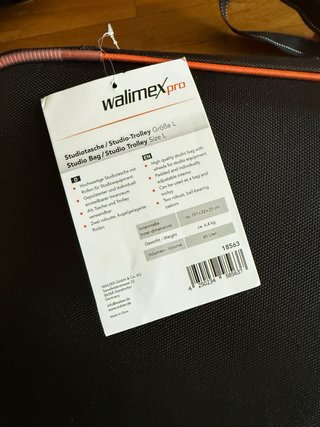 Walimex Pro Studio Bolsa Trolley L Sin estrenar.
