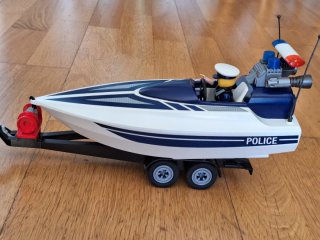 Playmobil Coche Policía y Lancha