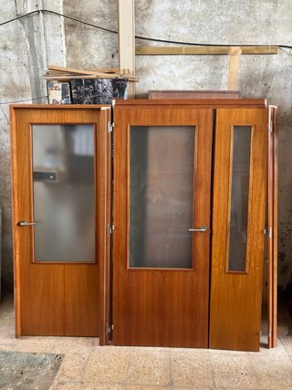 Puertas de paso madera cerezo