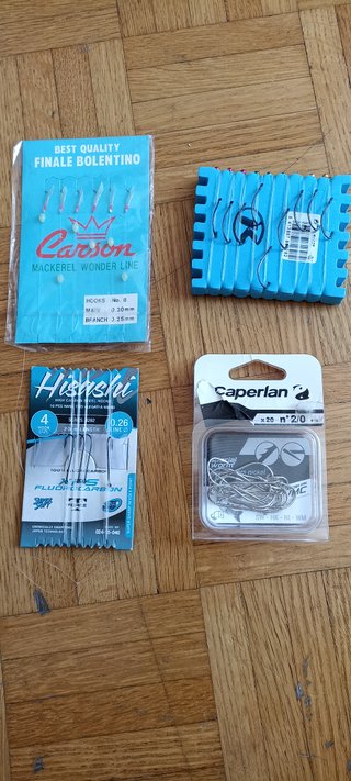 Lotto Minuteria Pesca: Ami, Piombi, Esche