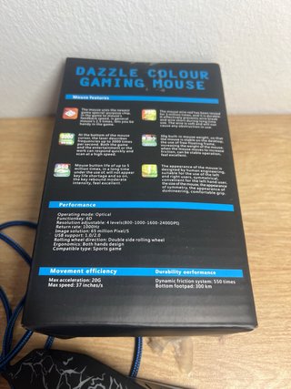 Ratón Gaming Dazzle Colour