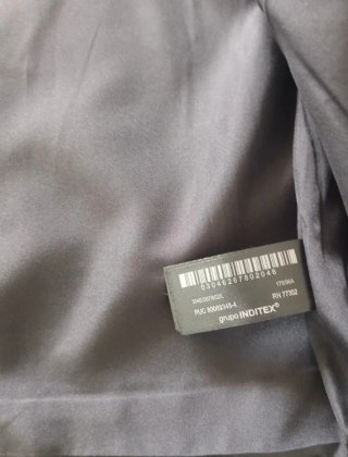 Cazadora Zara Gris Mujer