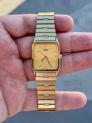 Reloj Seiko Tank Vintage Gold *Año 1986*
