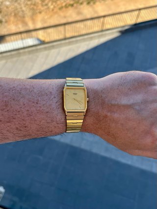Reloj Seiko Tank Vintage Gold *Año 1986*