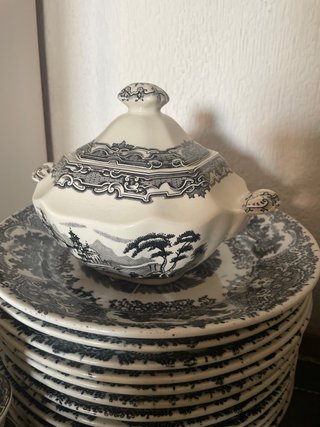 Vajilla La Cartuja de Sevilla Porcelana. PICKMAN