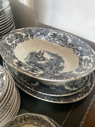Vajilla La Cartuja de Sevilla Porcelana. PICKMAN