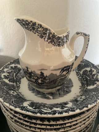 Vajilla La Cartuja de Sevilla Porcelana. PICKMAN