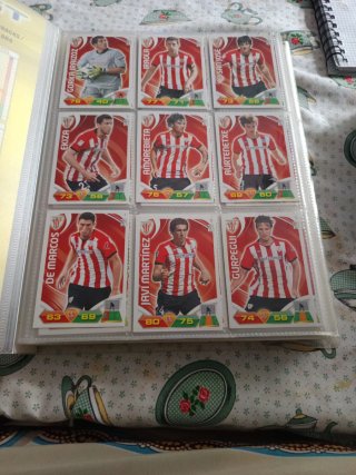 Álbum Fútbol Adrenalyn 2011-2012 Casi Completo