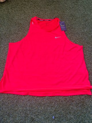 Camiseta Nike Breathe Roja Talla Xl ,