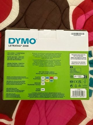 Impresora de etiquetas Dymo LetraTag 200B