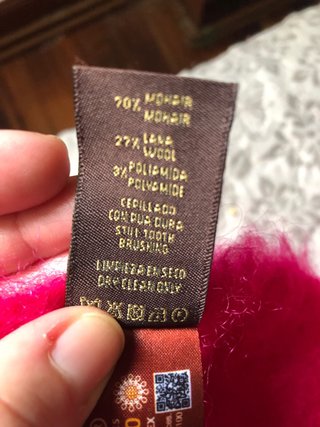 Bufanda grande fucsia
