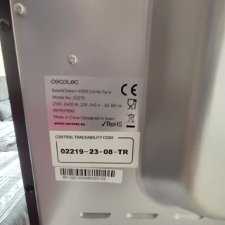 Horno Cecotec 30L
