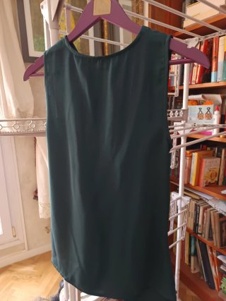 Camisa verde Pimkie nudo delantero talla única