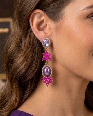 Orecchini pendenti eleganti  Stile asimmetrici