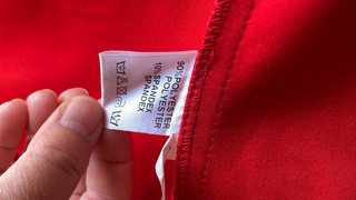 Chaqueta Biker Roja Tela